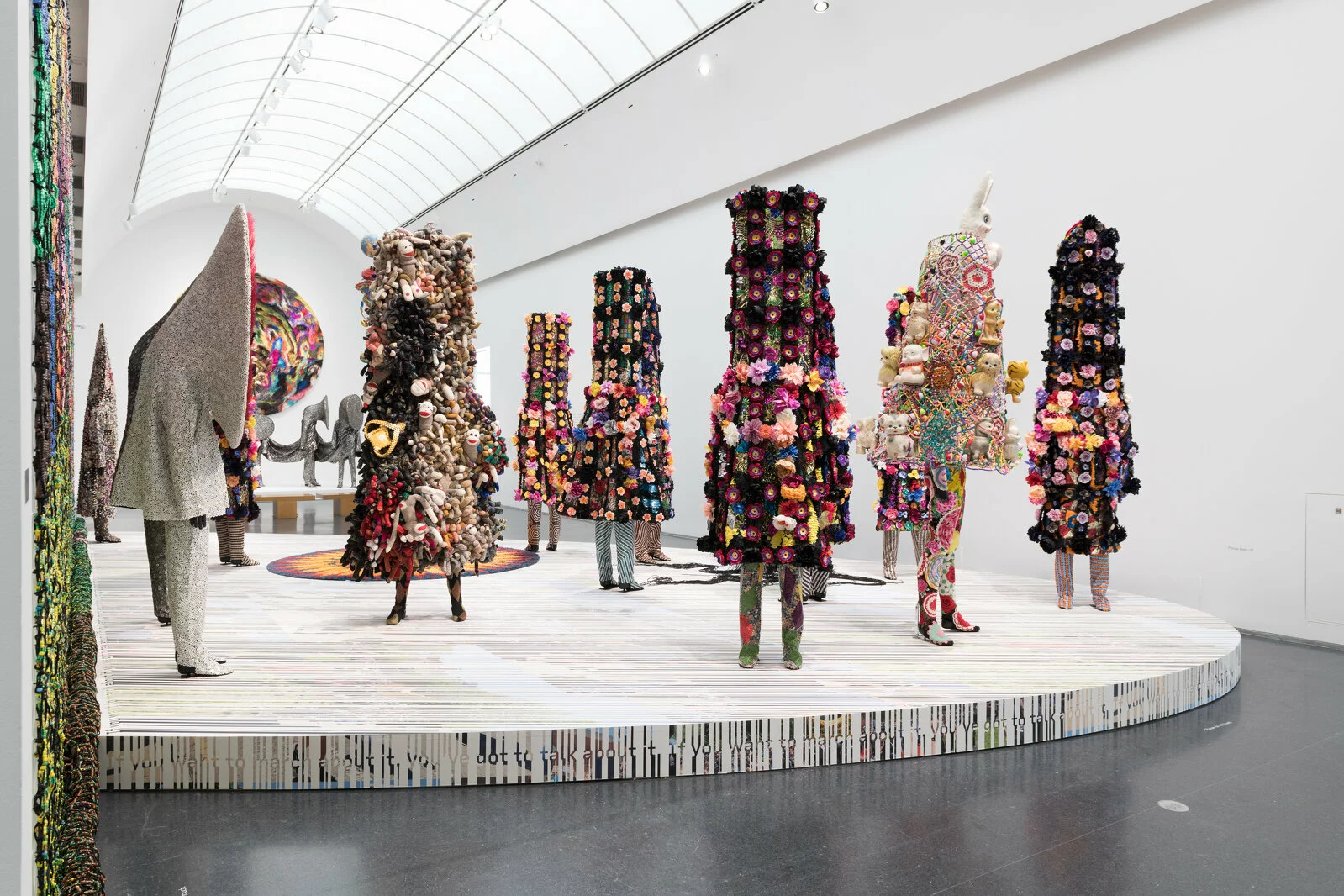 Installation view, <em>Nick Cave: Forothermore</em>, MCA Chicago, May 14–Oct 2, 2022. Photo: Nathan Keay, © MCA Chicago. 2022/04/NickCave_20220523_0019.jpg 