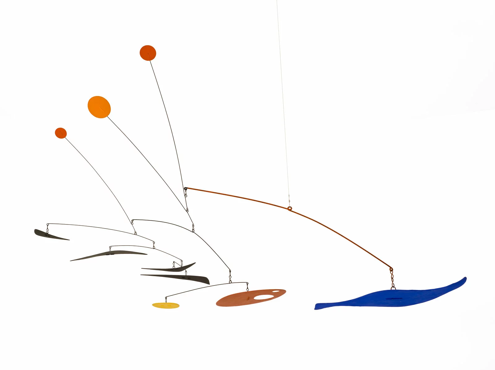 Alexander Calder (b. 1898, Lawton, PA; d. 1976, New York, NY), Four Boomerangs, c. 1949.
Collection Museum of Contemporary Art Chicago, Gift of Ruth Horwich, 1991.92
© 2022 Calder Foundation, New York/Artists Rights Society (ARS), New York
Photo: Nathan Keay, © MCA Chicago
 2022/06/1991_92_v13_edit2.jpg 