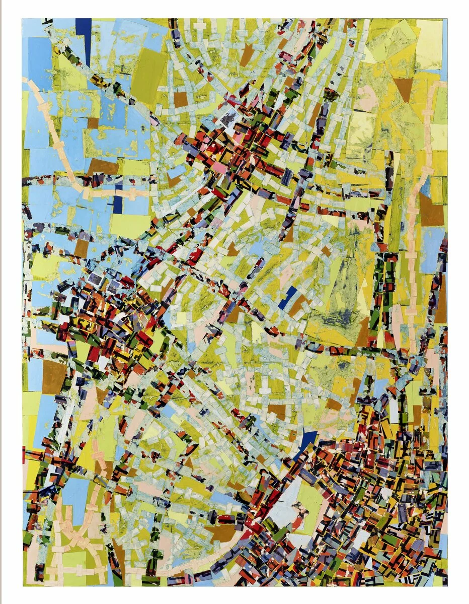 Rick Lowe, <i>Victoria Square Project #1</i>, 2021. Acrylic paint, photo paper, and paper collage on canvas; unframed: 96 x 72 in. (243.8 x 182.9 cm). 2022/09/RLOWE-2021.0018.jpg 