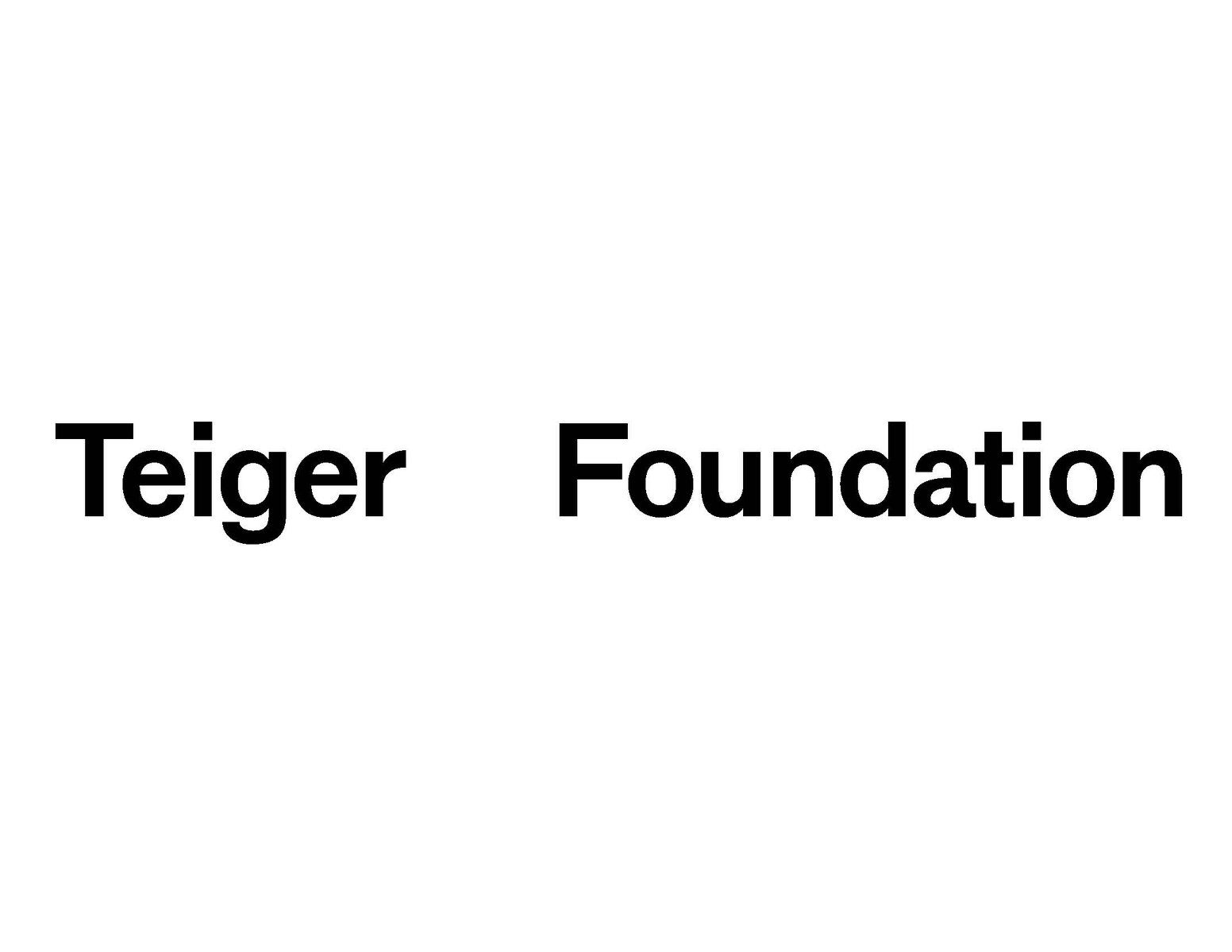 Teiger Foundation logo.