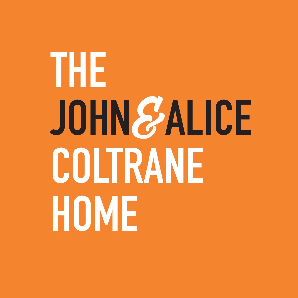 The John & Alice Coltrane home logo.