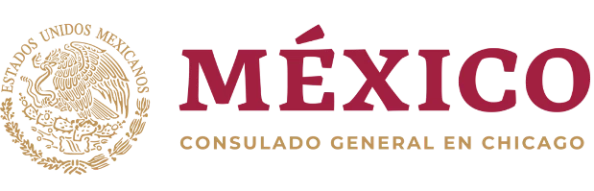 Logo for the Consulate General of Mexico in Chicago