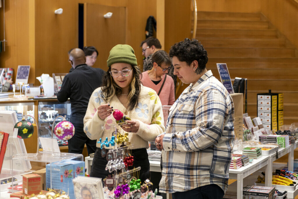 Several people in a store