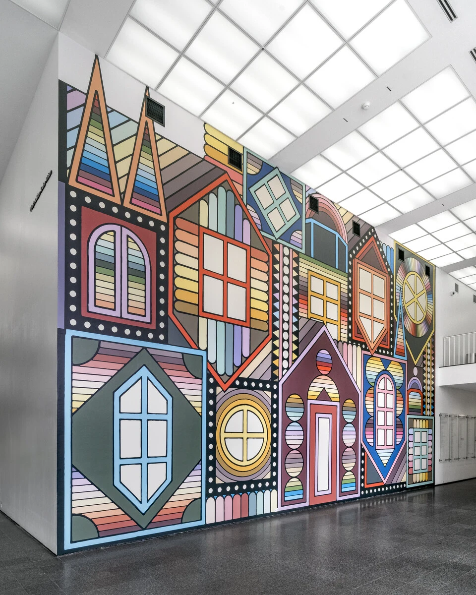 Installation view: <em>Atrium Project: Edie Fake</em>, MCA Chicago, March 25, 2025–March 29, 2026. Photo: Bob. (Robert Chase Heishman + Robert Salazar). 2025/03/001_BOB00102_high-res.jpg