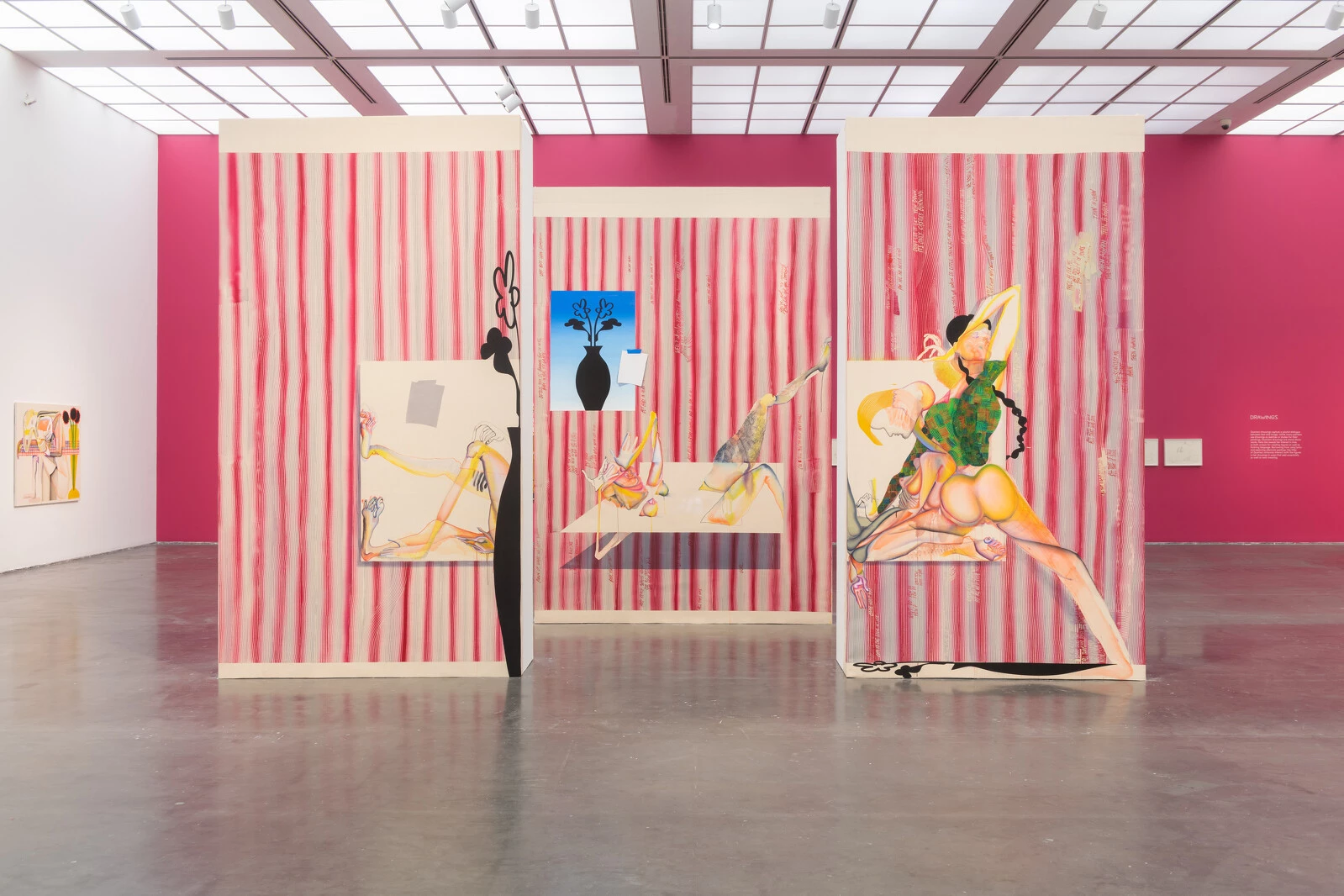 Installation view, <em>Christina Quarles</em>, MCA Chicago, March 13, 2021–January 16, 2022. Photo: Nathan Keay, © MCA Chicago. 2025/10/ChristinaQuarles_20210312_0007.jpg 