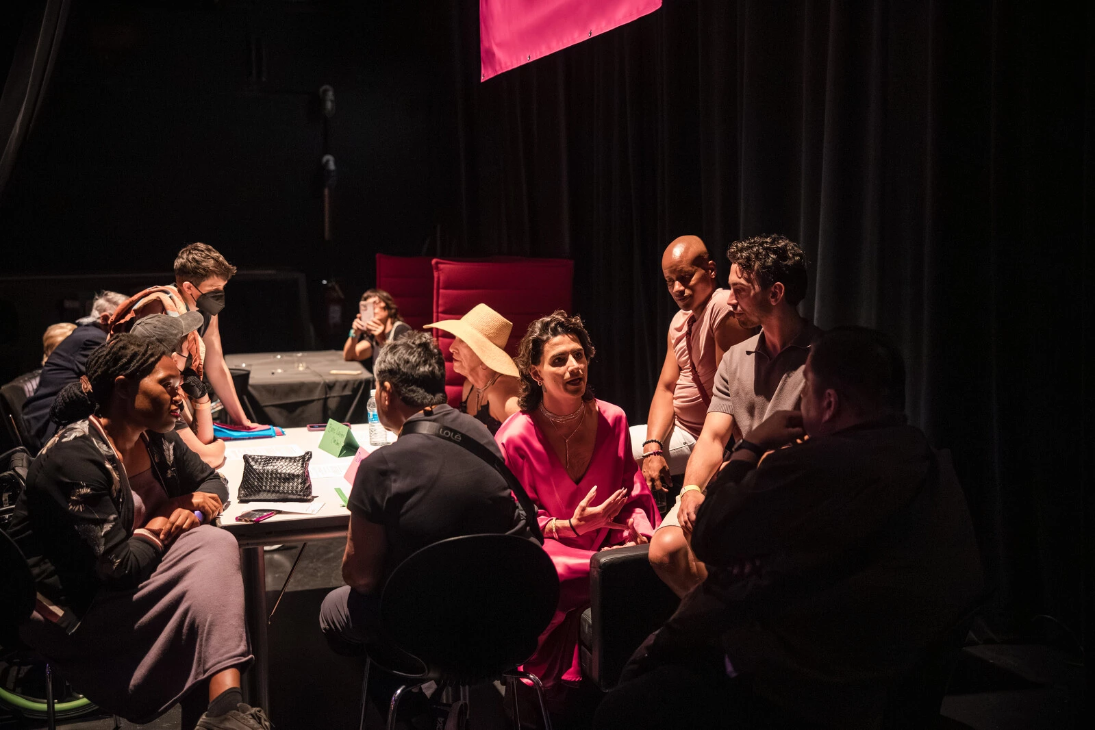 Conversation of Intergenerational Dialogue Project during MCA Chicago's Prime Time: City in a Garden (2025). Photo: Alexis Ellers. 2025/11/20250718_MCA_0473.jpg