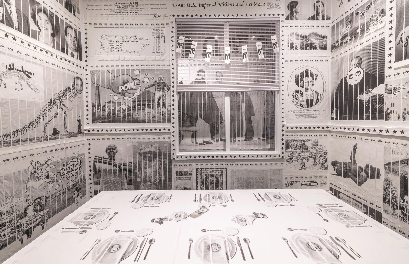 Garvin Sierra Vega, El perreo intense (detail), 2019. Installation view, <em>Dancing the Revolution: From Dancehall to Reggaetón</em>, MCA Chicago, April 14–September 20, 2026. Photo: Michael Tropea, © MCA Chicago. 2025/12/113_DTR.jpg 