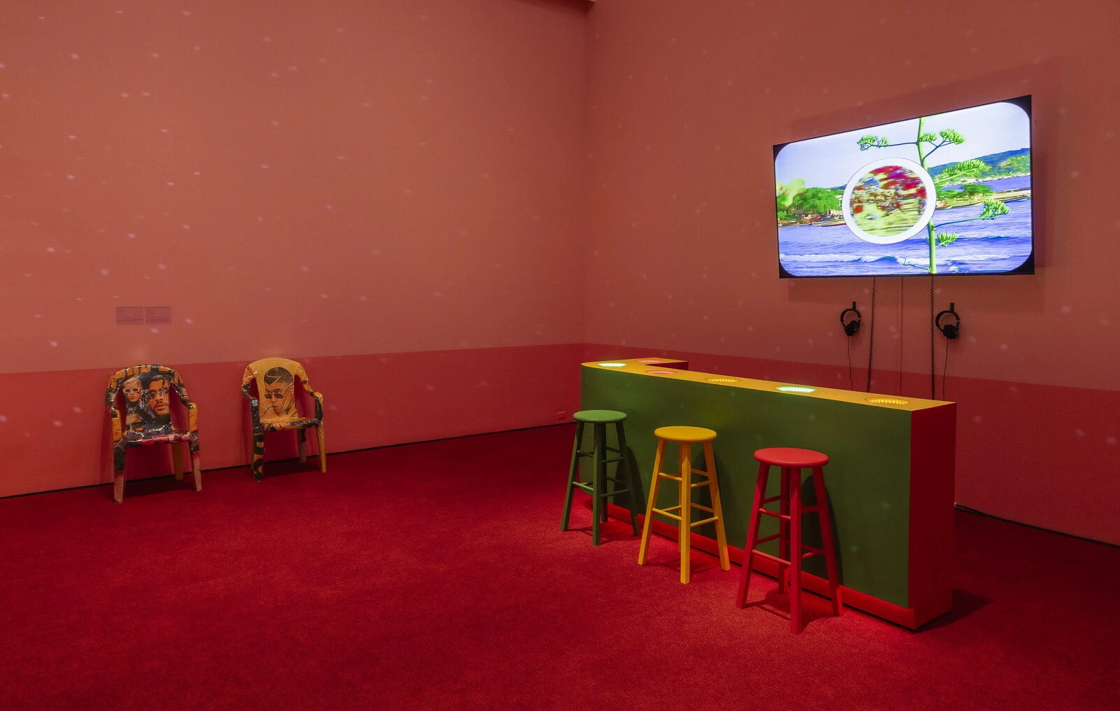 Installation view, <em>Dancing the Revolution: From Dancehall to Reggaetón</em>, MCA Chicago, April 14–September 20, 2026. Photo: Michael Tropea, © MCA Chicago. 2025/12/142_DTR.jpg 