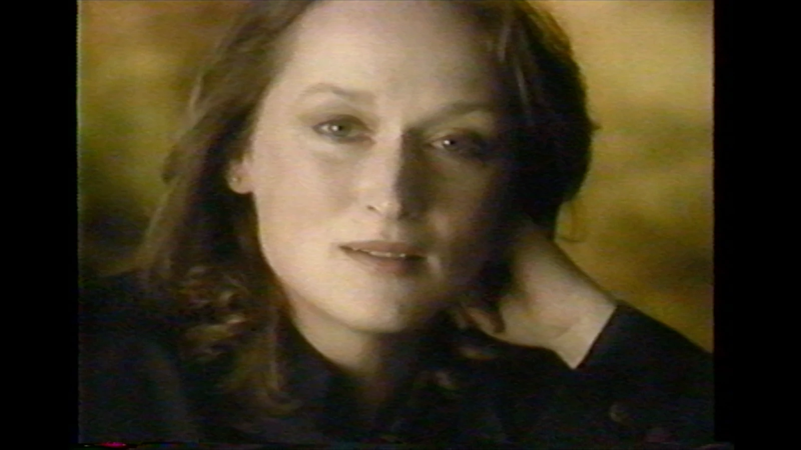Still from Rumors Campaign, featuring Meryl Streep. Broadcast on ABC Network’s <em>The AIDS Connection: Hour V</em>, 1987. Courtesy of MediaBurn. 2026/03/Meryl-Streep-1.png 
