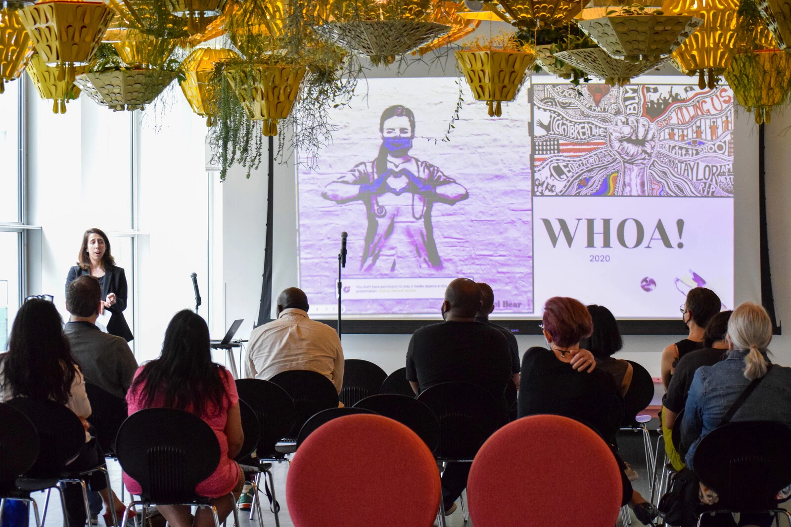 Teacher Institute Culminating Projects, MCA Chicago, Jun 11, 2022. Photo: Vivian Zamora. 2026/03/teacherinstitute22-215.jpg 